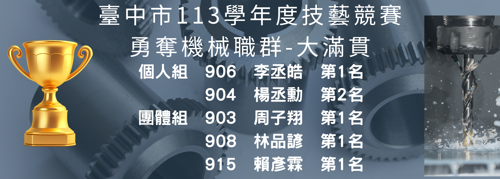 113技藝競賽機械職群